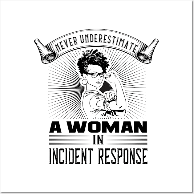 Never Underestimate a Woman in Incident Response Wall Art by DFIR Diva